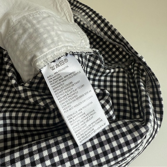 Urban Outfitters Womens Mini Skirt Size S Black White Gingham Plaid Preppy Y2K - Picture 5 of 10